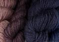 Wool dyed with logwood & iron | Wild Colours natural dyes
