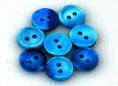 Indigo-dyed buttons - natural dyes